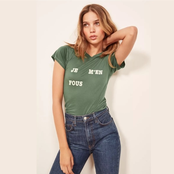 Reformation Alex slim tee in je men fous - Picture 3 of 7